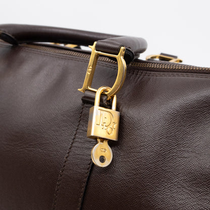 Traveller Bag Marron Fonce Leather