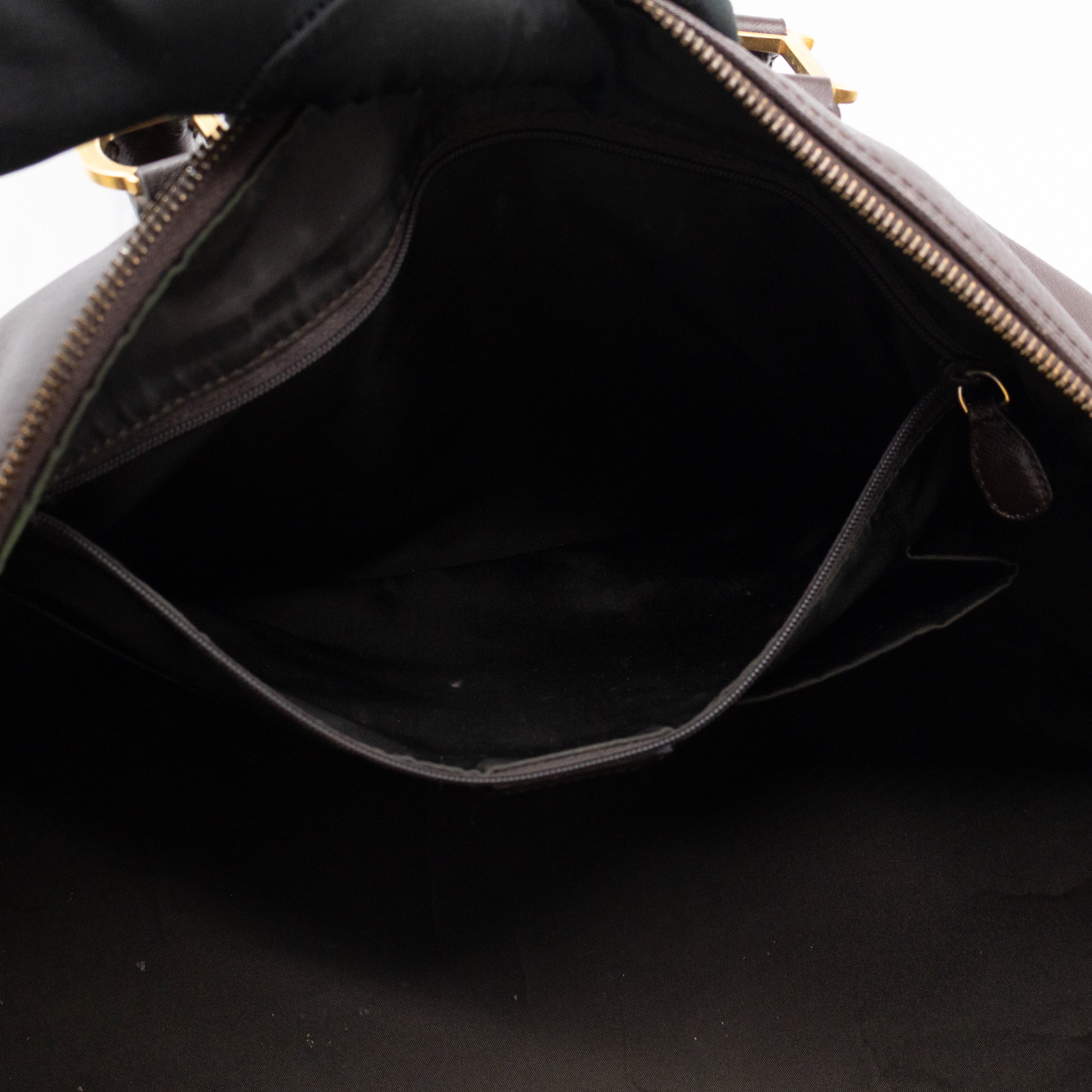 Traveller Bag Marron Fonce Leather