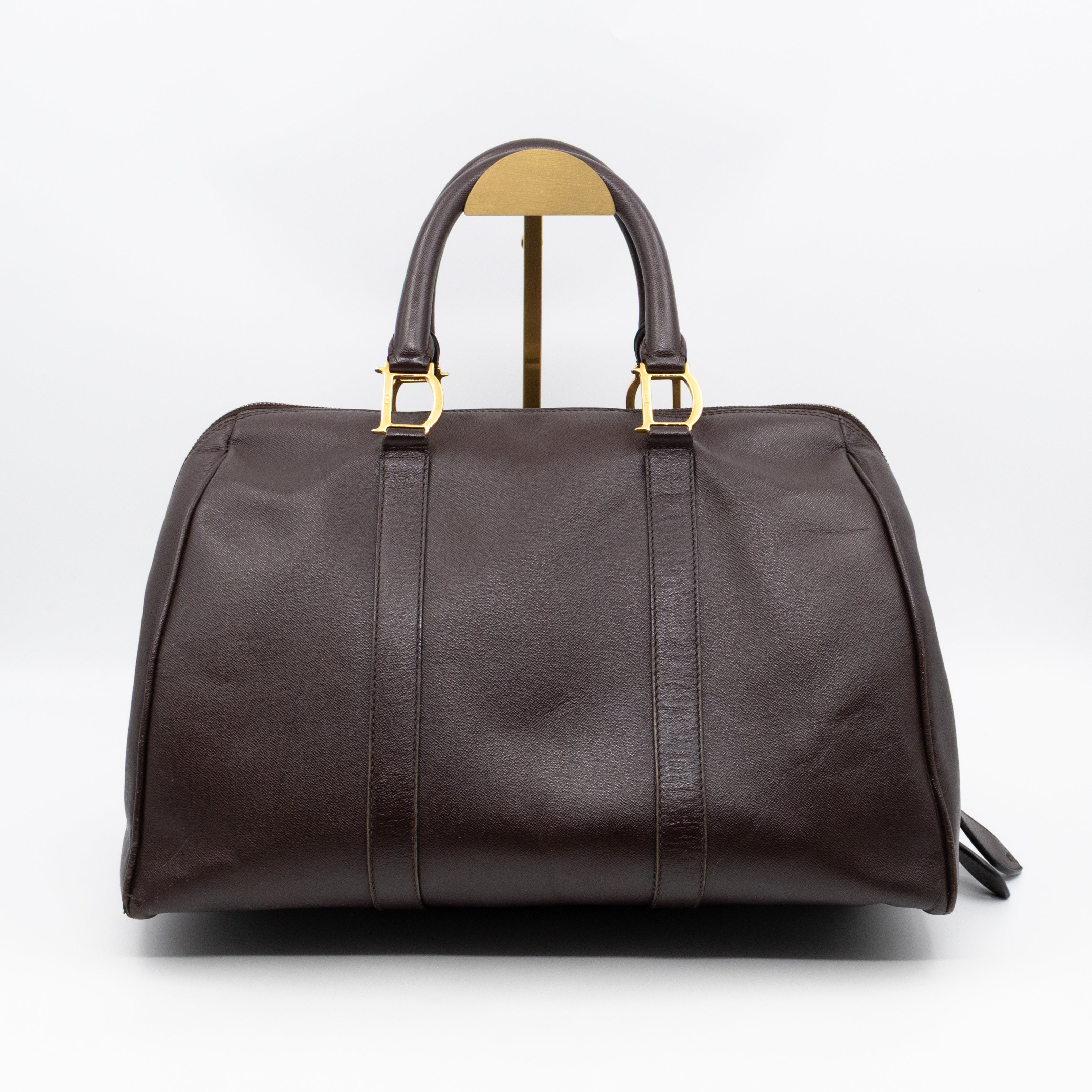Traveller Bag Marron Fonce Leather