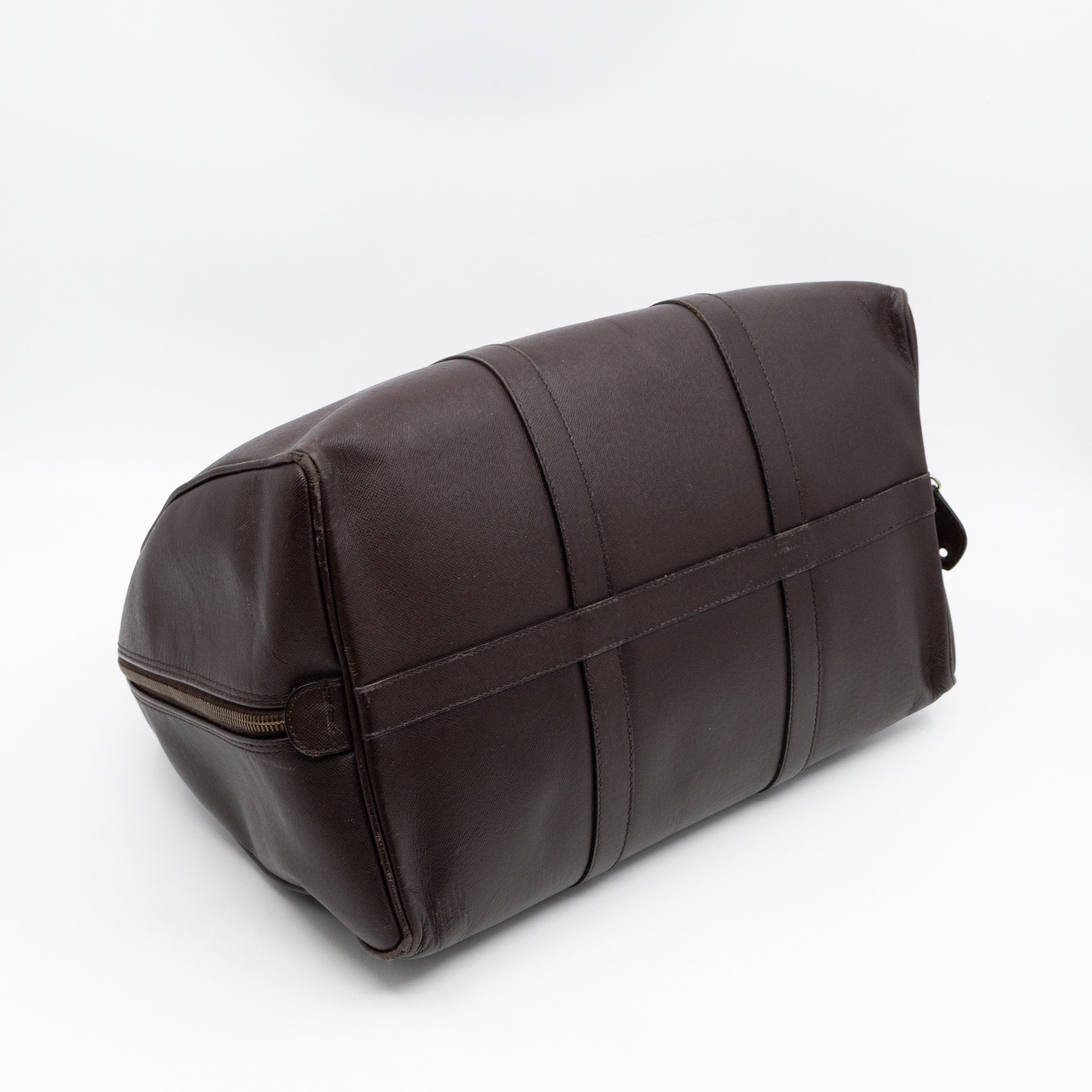 Traveller Bag Marron Fonce Leather
