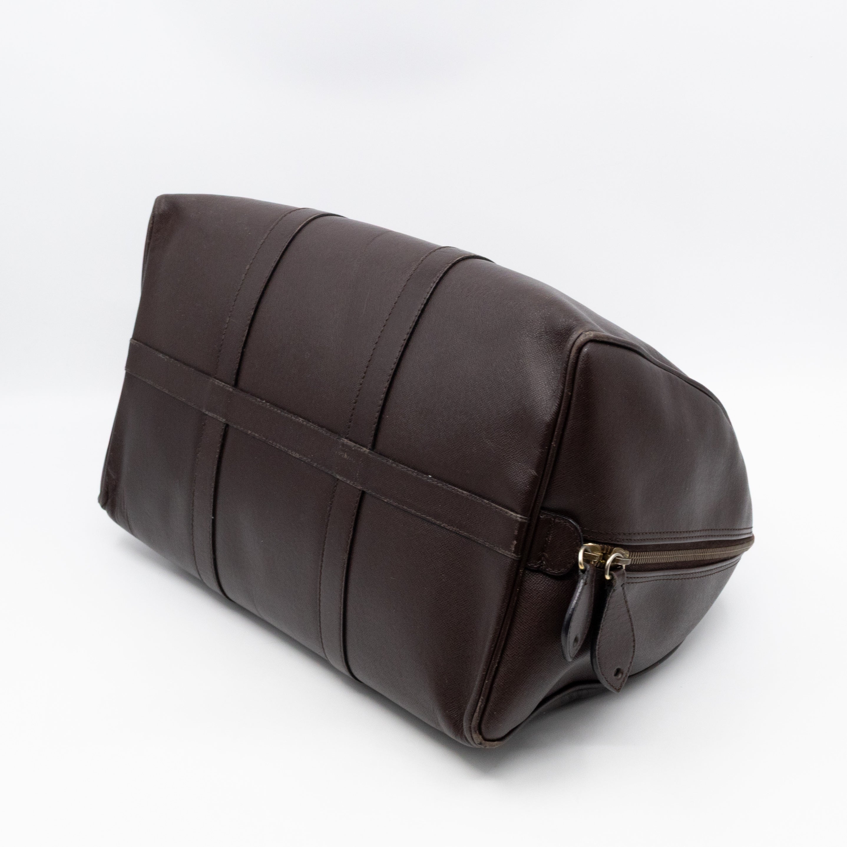 Traveller Bag Marron Fonce Leather