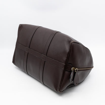 Traveller Bag Marron Fonce Leather