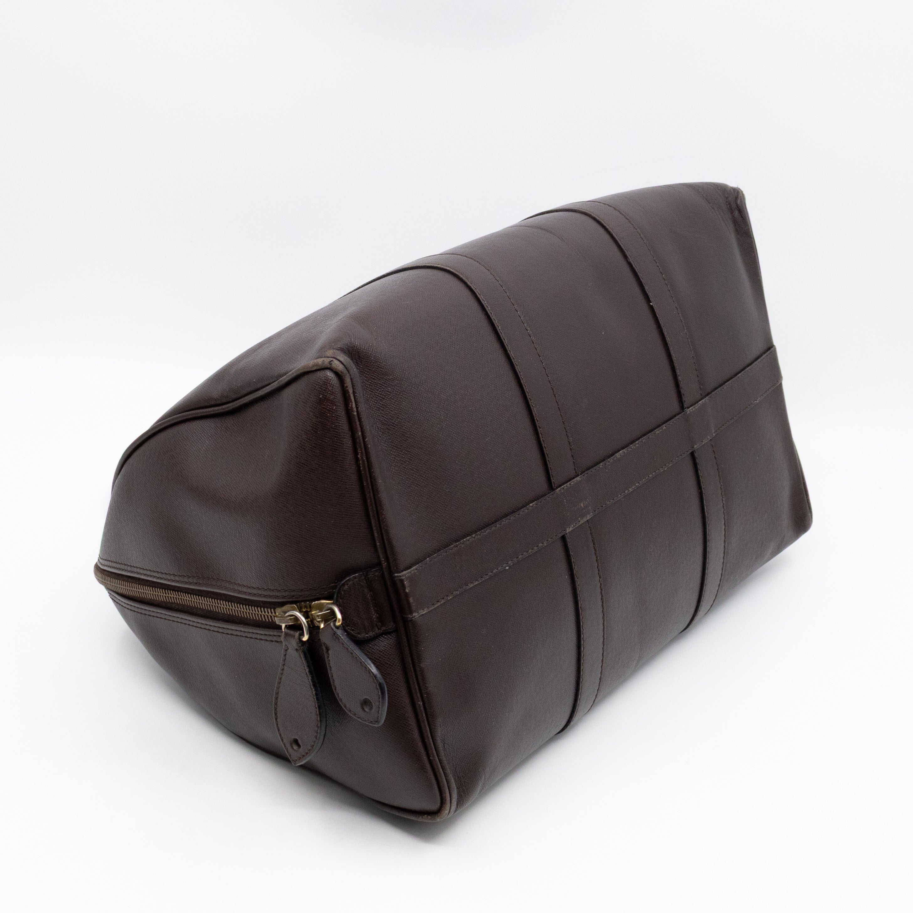 Traveller Bag Marron Fonce Leather