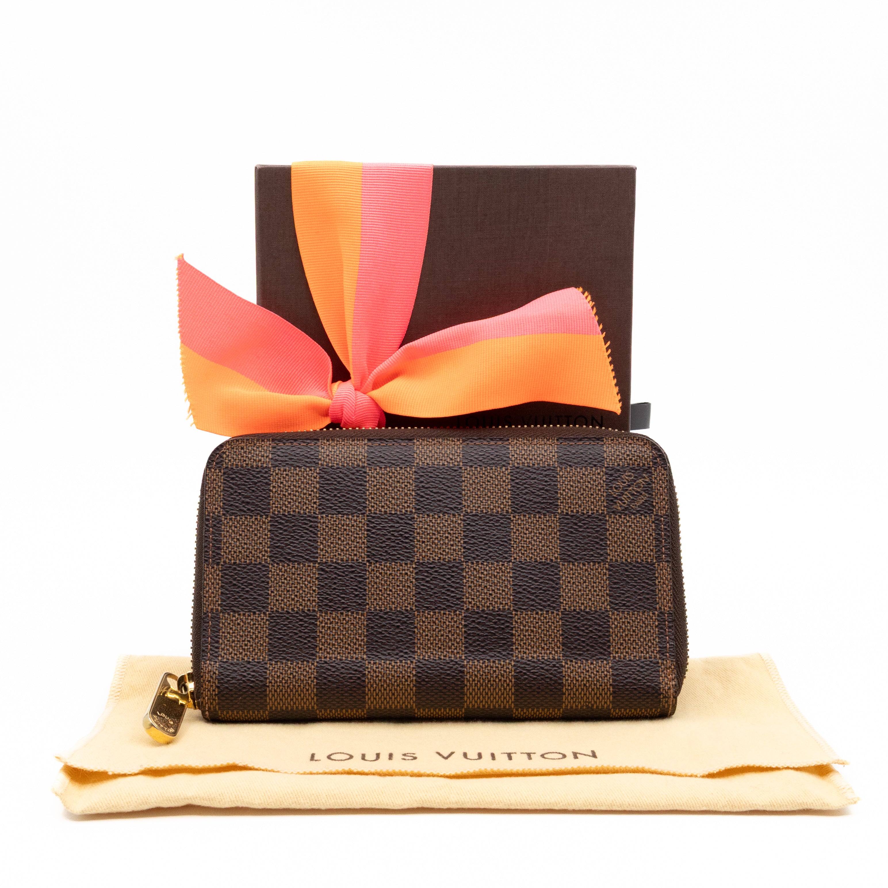 Compact Zippy Wallet Damier Ebene