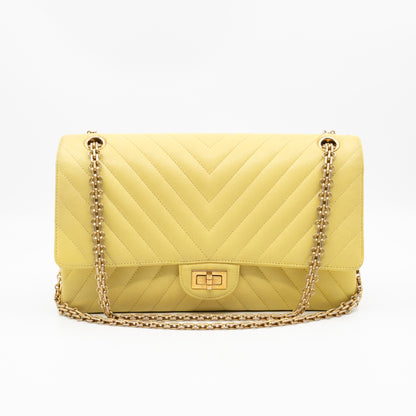 2.55 Reissue 226 Double Flap Bag Yellow Leather