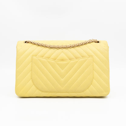 2.55 Reissue 226 Double Flap Bag Yellow Leather