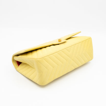 2.55 Reissue 226 Double Flap Bag Yellow Leather