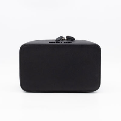 Vanity Case Black Saffiano Leather