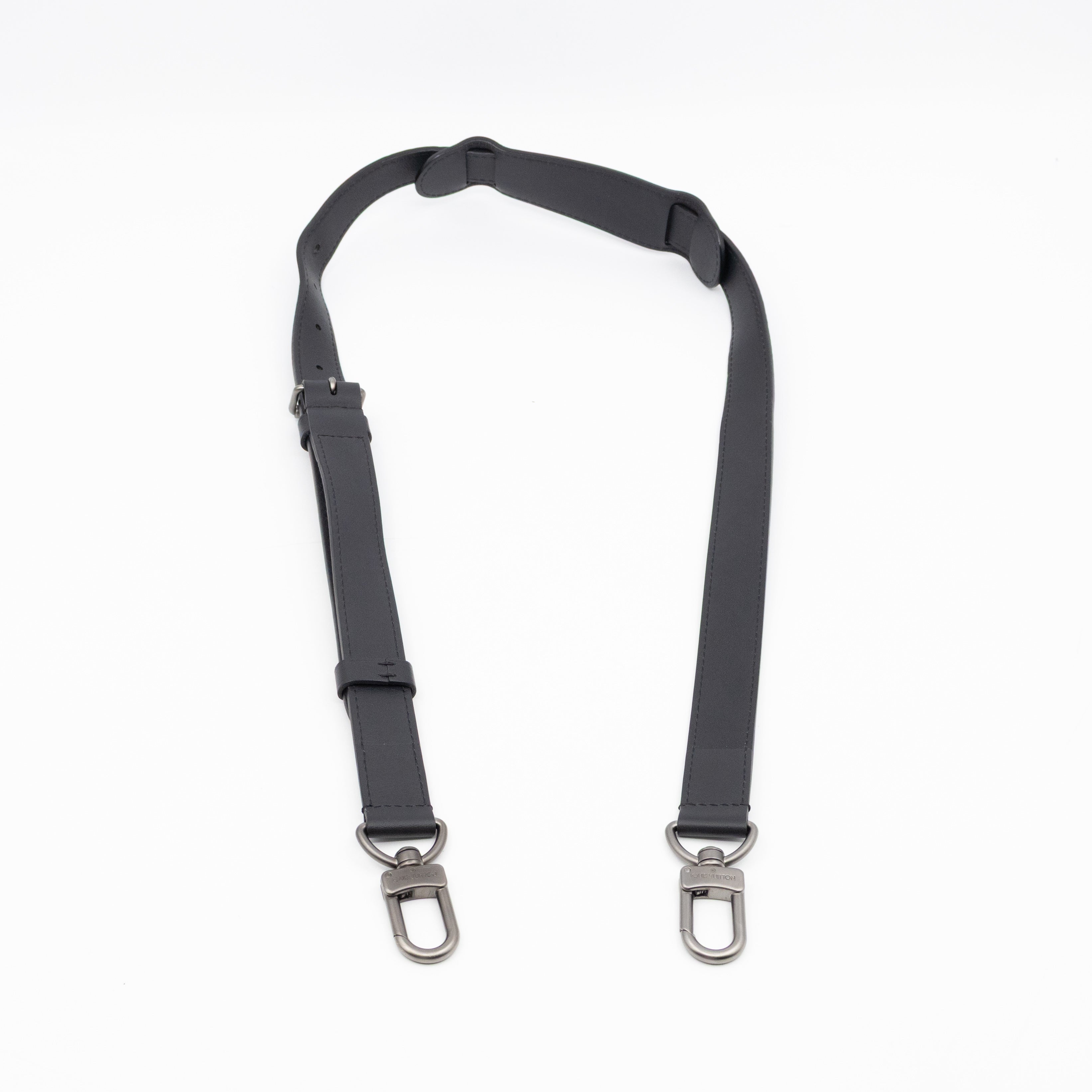 Keepall 55 Bandouliere Onyx Damier Infini Leather