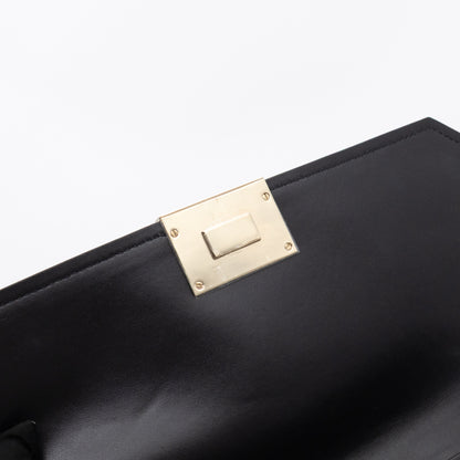ID Medium Blue Denim Black Leather