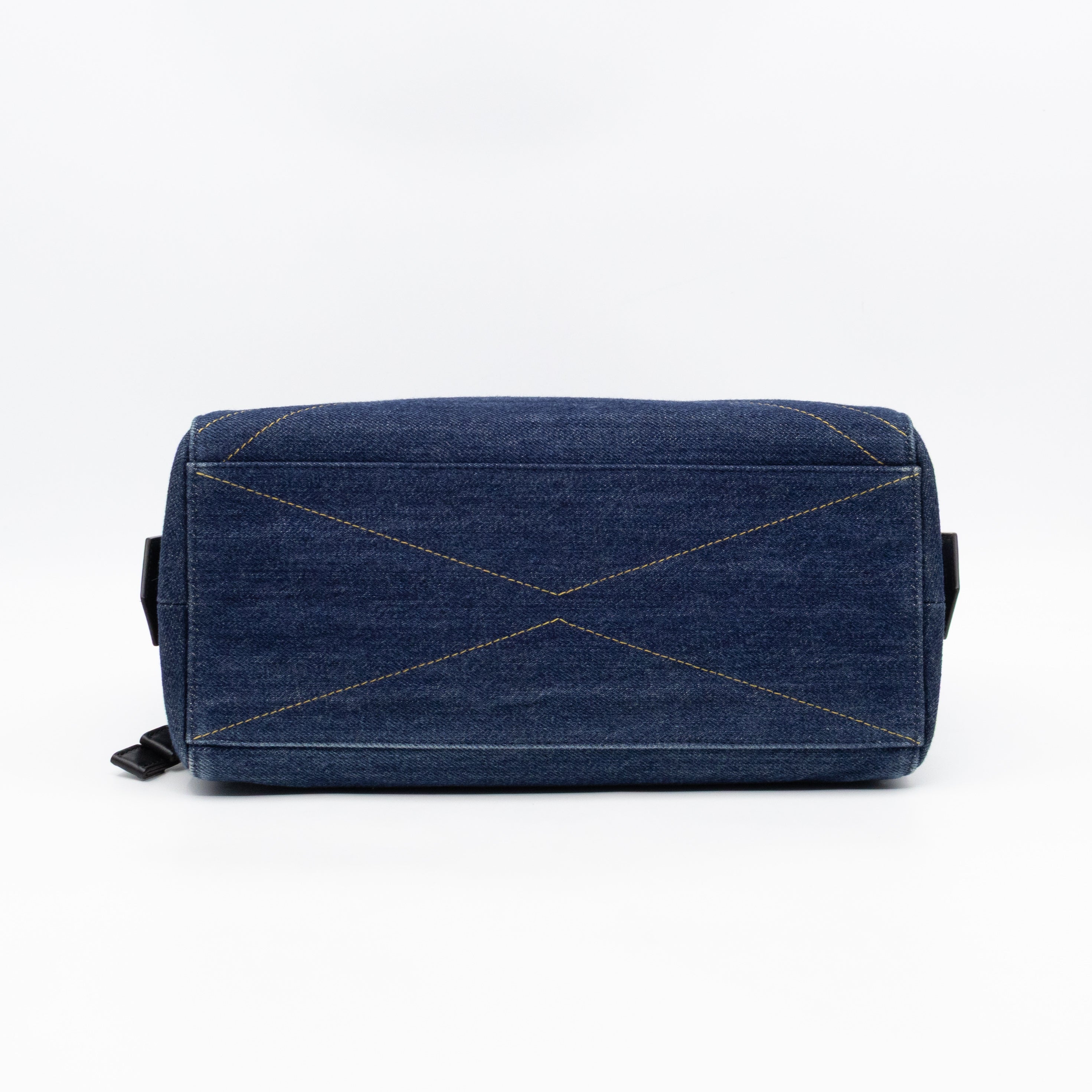 ID Medium Blue Denim Black Leather