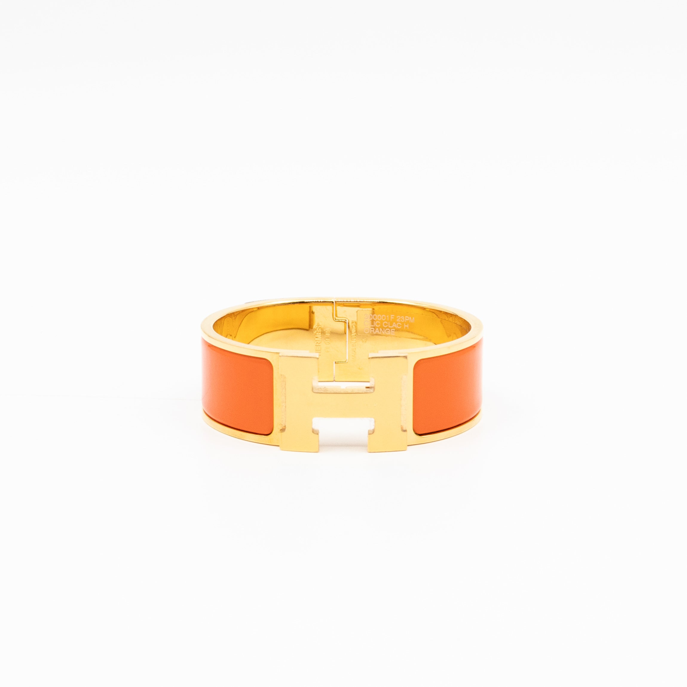 Clic Clac H Bracelet PM Orange & Gold