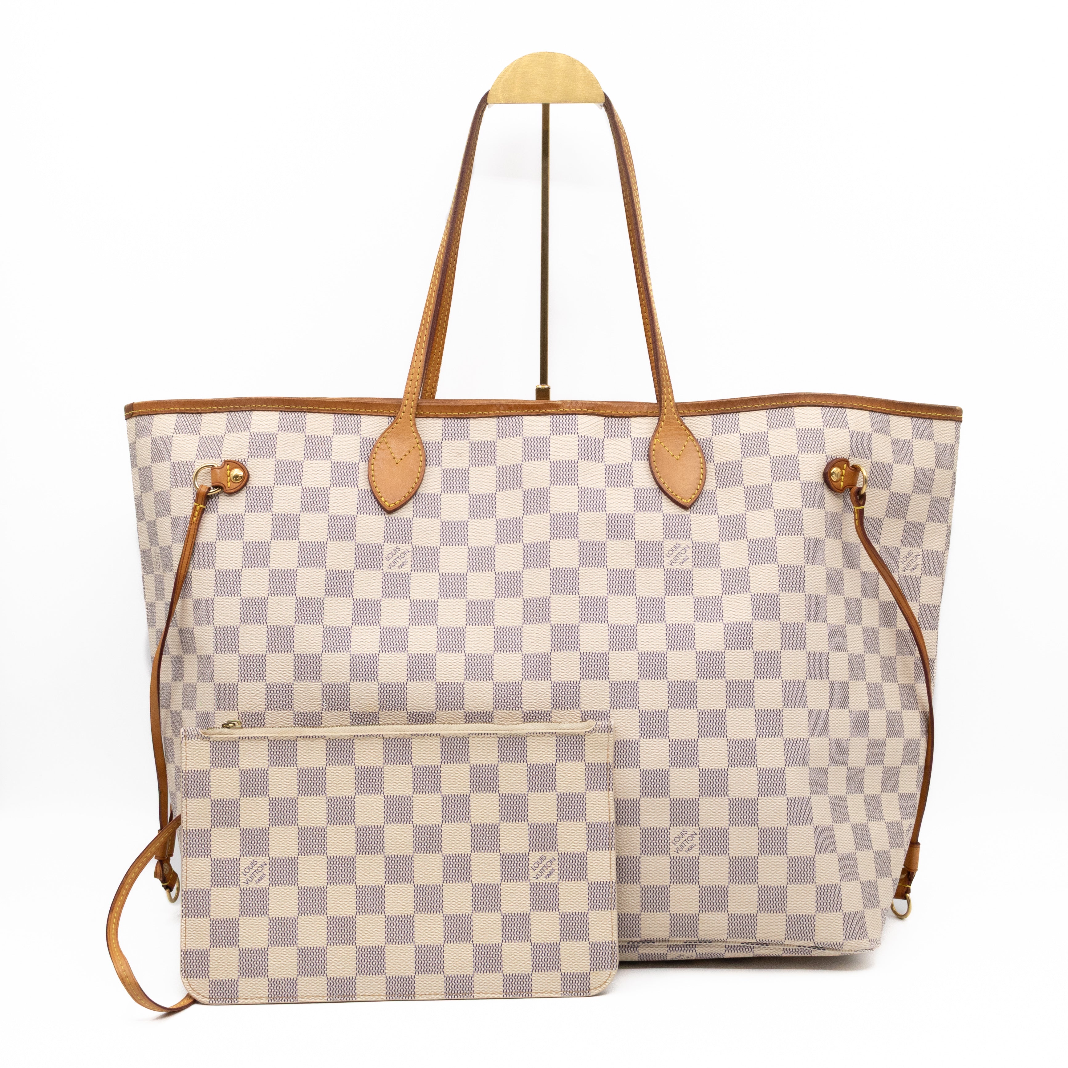 Neverfull GM with Pochette Damier Azur