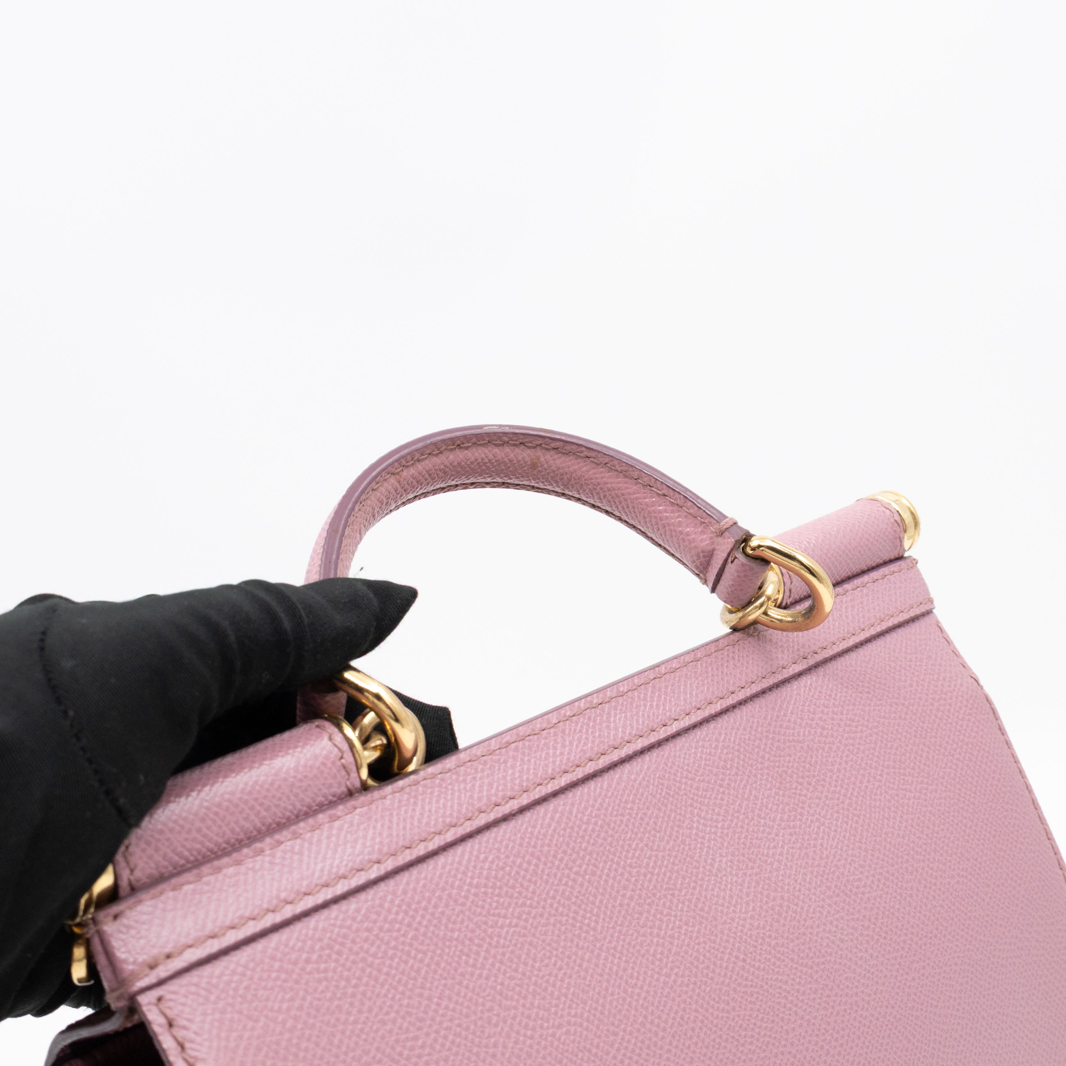 Sicily Small Dauphine Mauve Leather