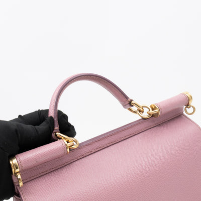 Sicily Small Dauphine Mauve Leather