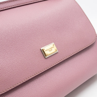 Sicily Small Dauphine Mauve Leather