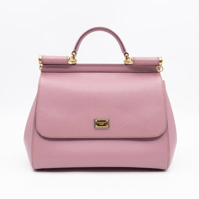 Sicily Small Dauphine Mauve Leather
