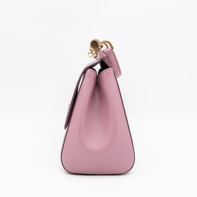 Sicily Small Dauphine Mauve Leather