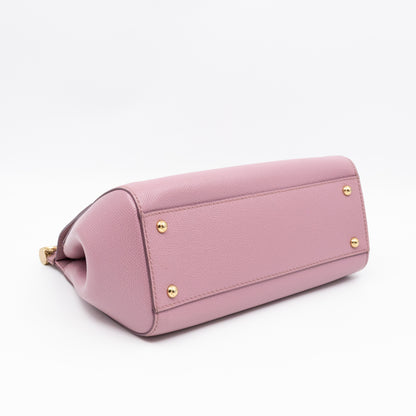 Sicily Small Dauphine Mauve Leather