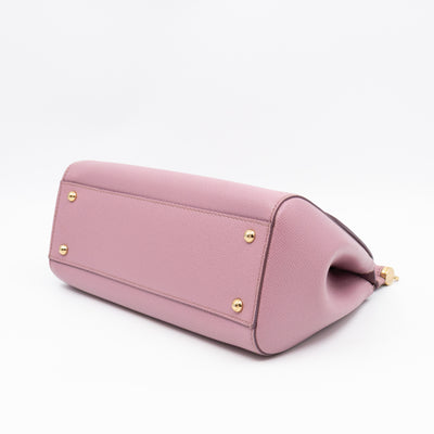Sicily Small Dauphine Mauve Leather