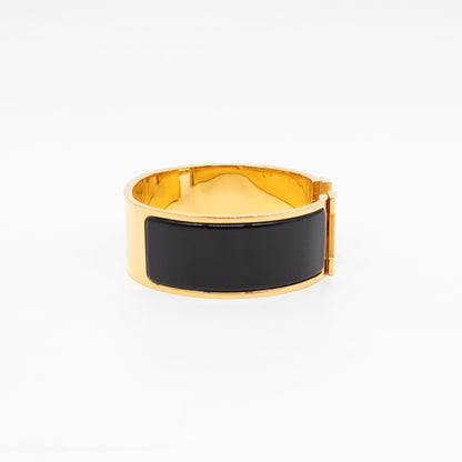 Clic Clac H Bracelet PM Black & Gold