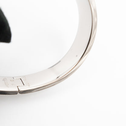 Clic H Bracelet PM White & Silver