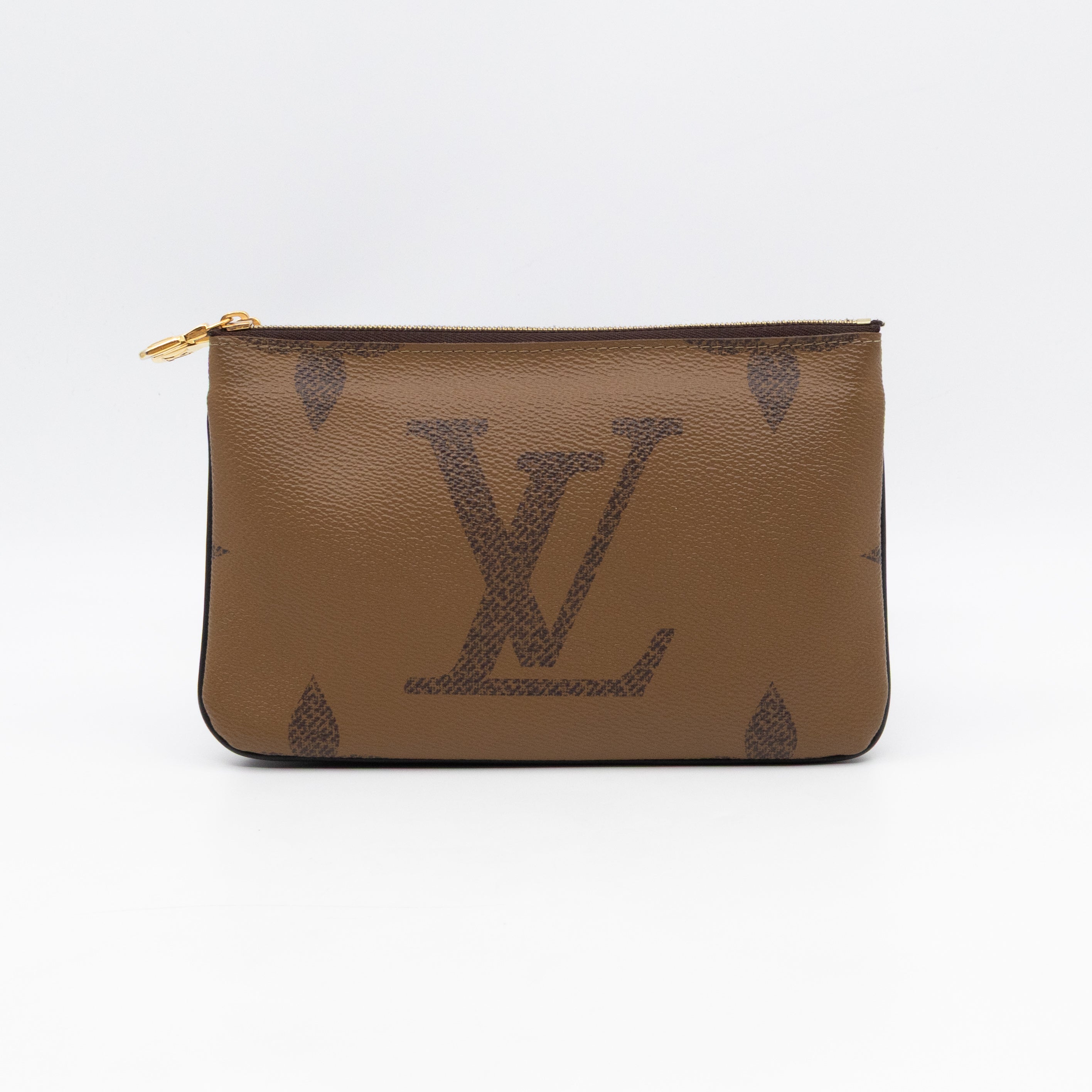 Double Zip Pochette Monogram Giant Reverse