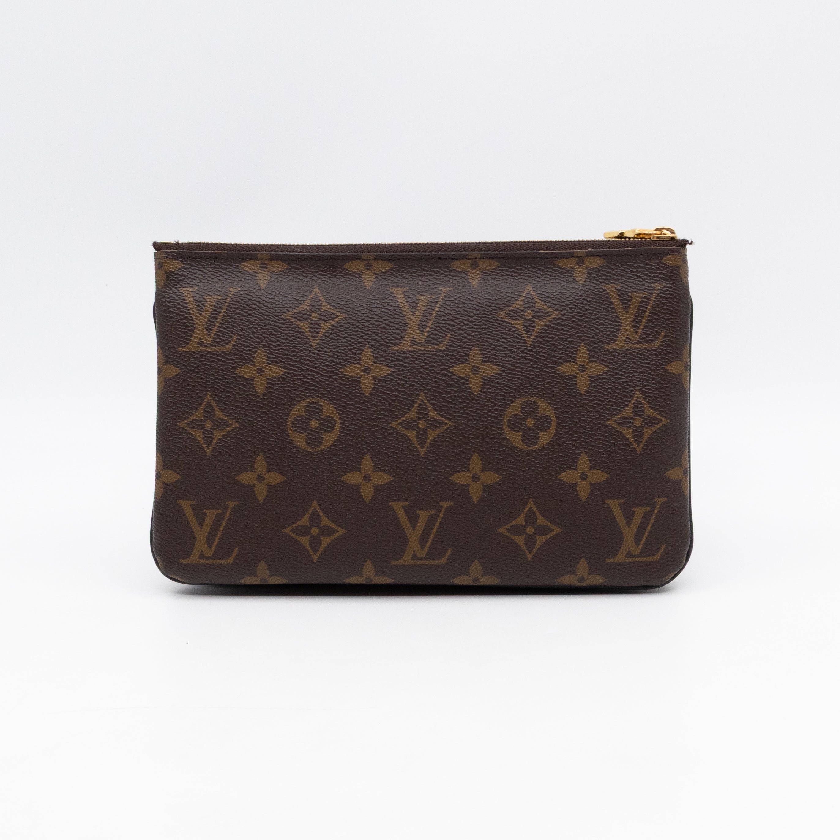 Double Zip Pochette Monogram Giant Reverse