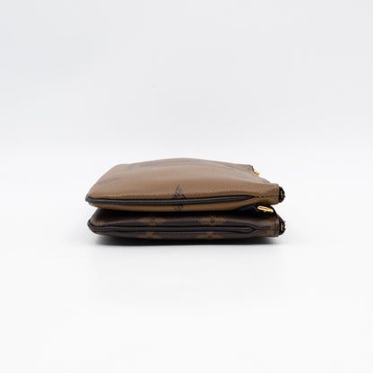 Double Zip Pochette Monogram Giant Reverse