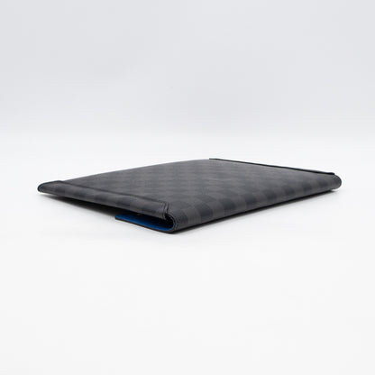 Alpha Triple Pouch Large Damier Graphite