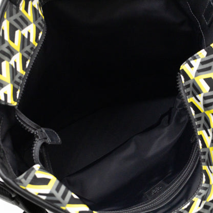 Cubic Logo Tote Bag Yellow Nylon