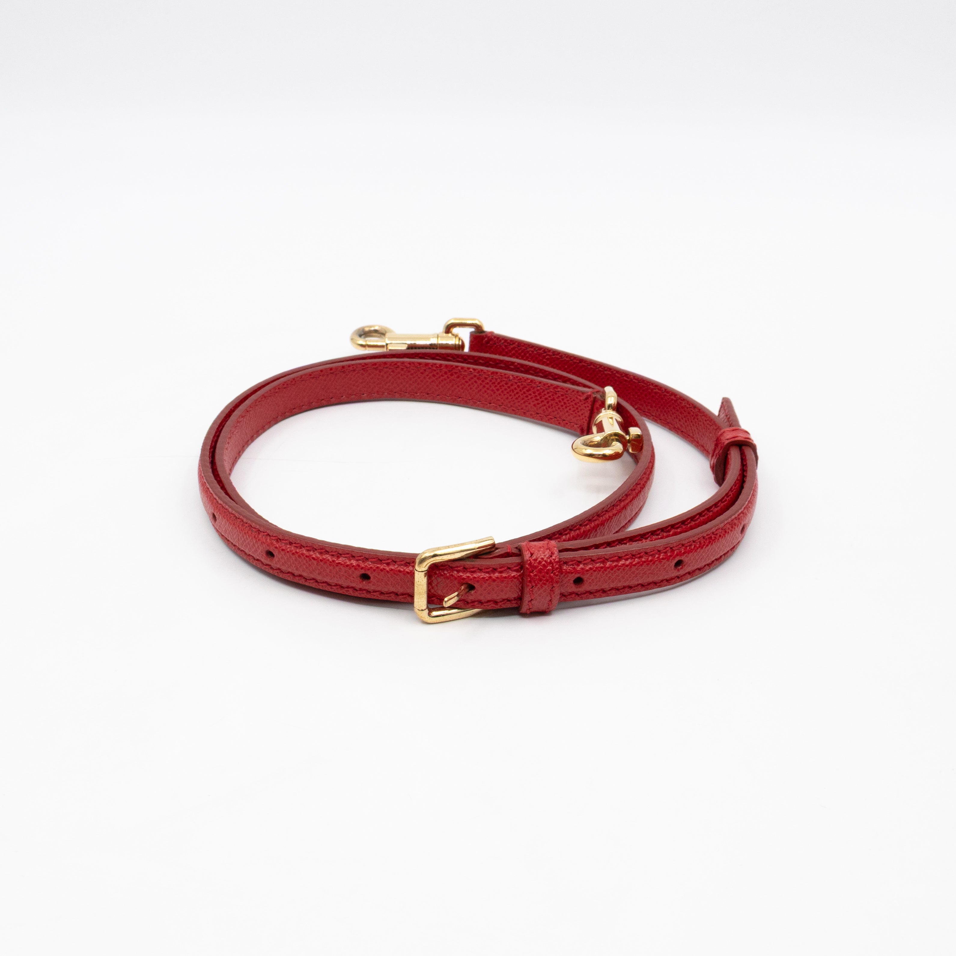 Sicily Medium Red Dauphine Leather