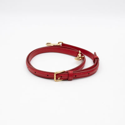 Sicily Medium Red Dauphine Leather