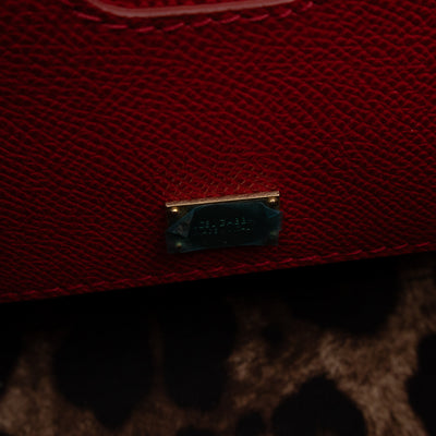 Sicily Medium Red Dauphine Leather