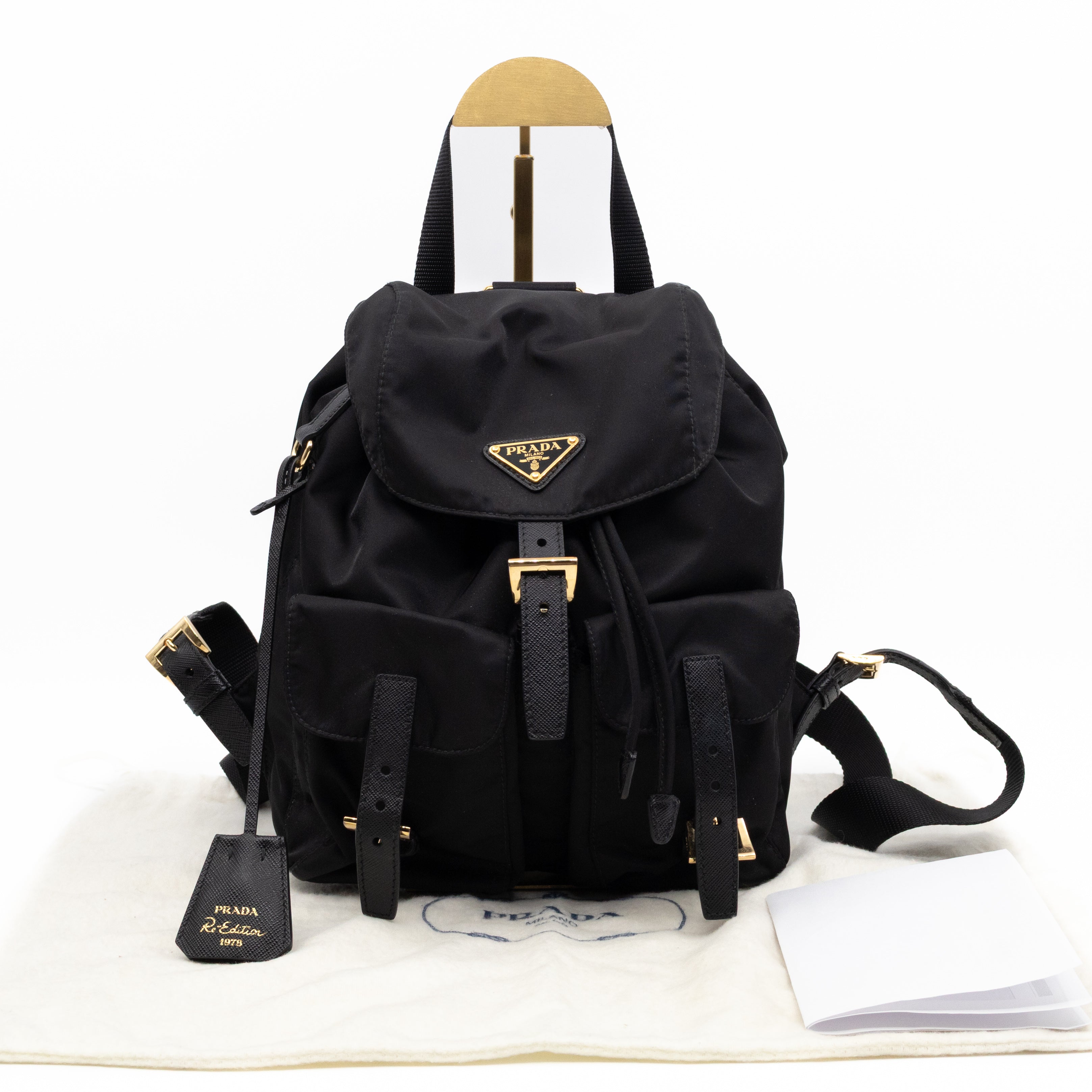 Prada Re-edition 1978 Re-nylon Small Black Backpack – Queen