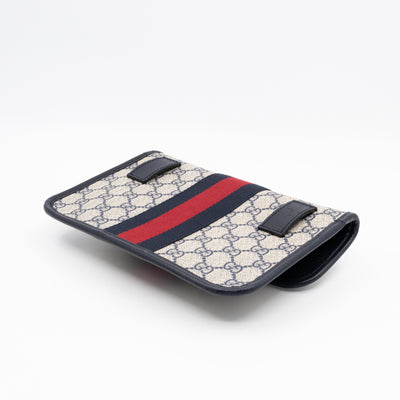 Ophidia Small Belt bag GG Supreme Navy Leather 85/34