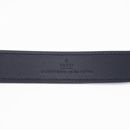 Ophidia Small Belt bag GG Supreme Navy Leather 85/34