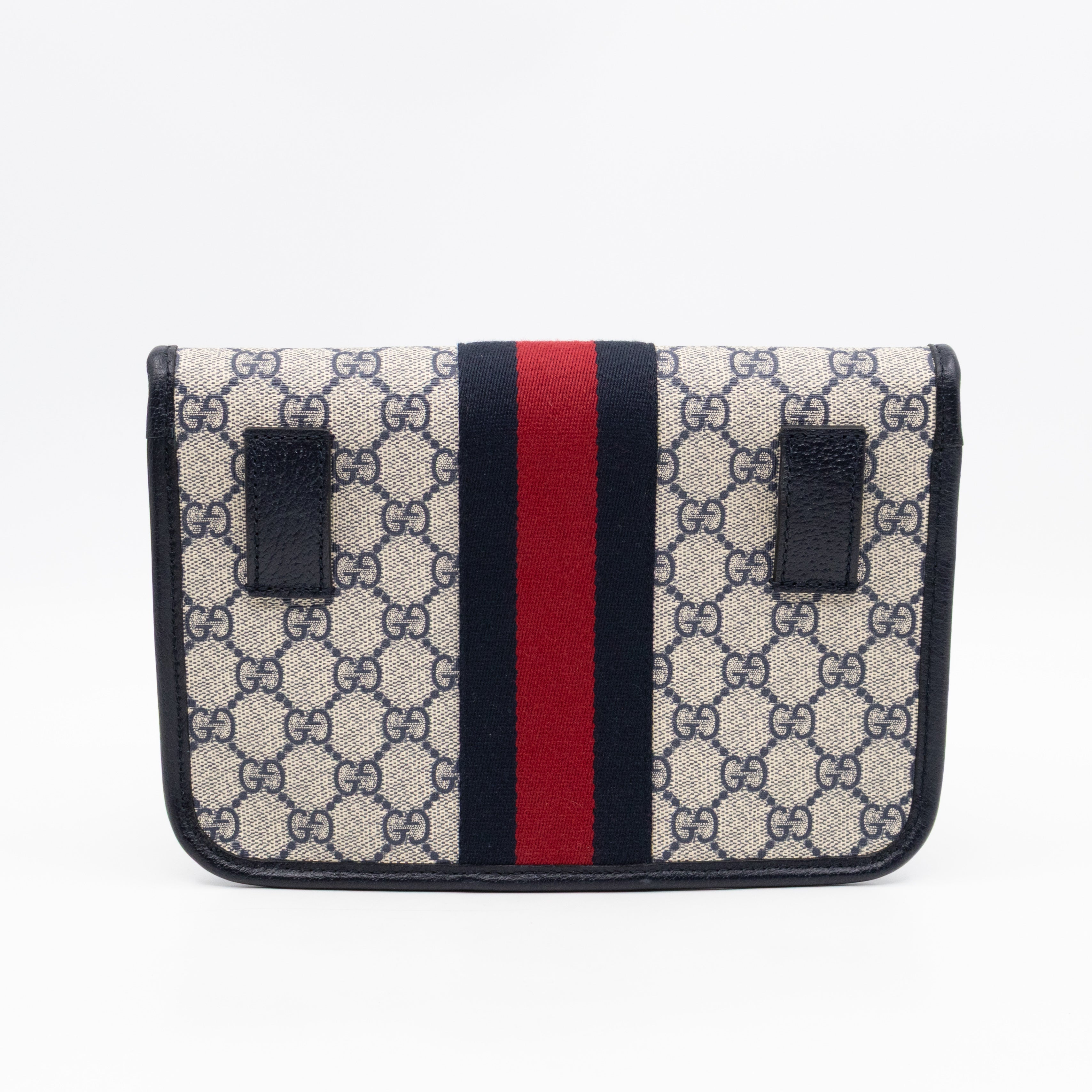 Ophidia Small Belt bag GG Supreme Navy Leather 85/34