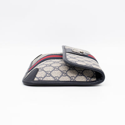 Ophidia Small Belt bag GG Supreme Navy Leather 85/34