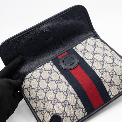 Ophidia Small Belt bag GG Supreme Navy Leather 85/34