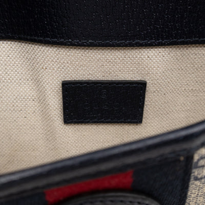 Ophidia Small Belt bag GG Supreme Navy Leather 85/34