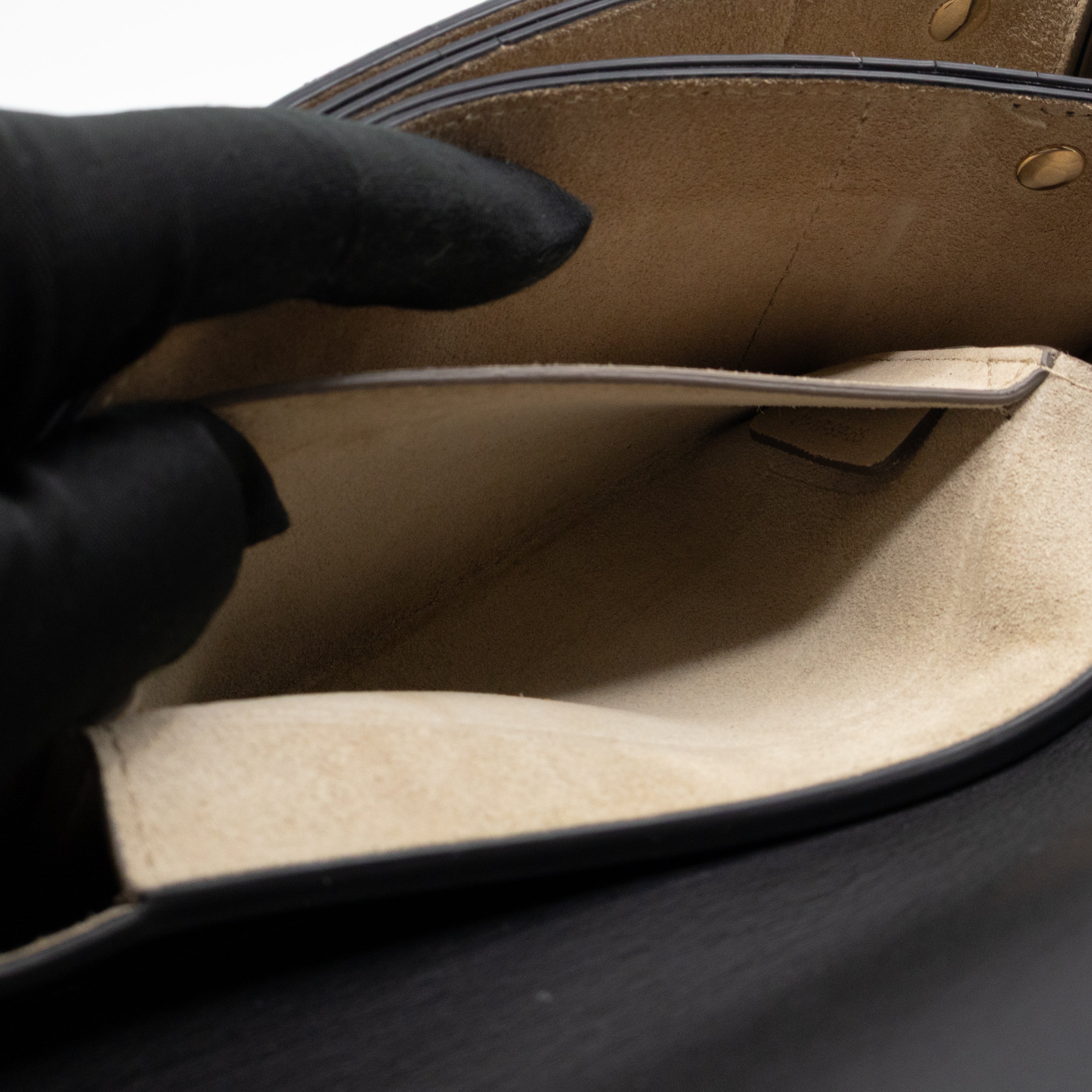Faye Crossbody Black Leather & Suede