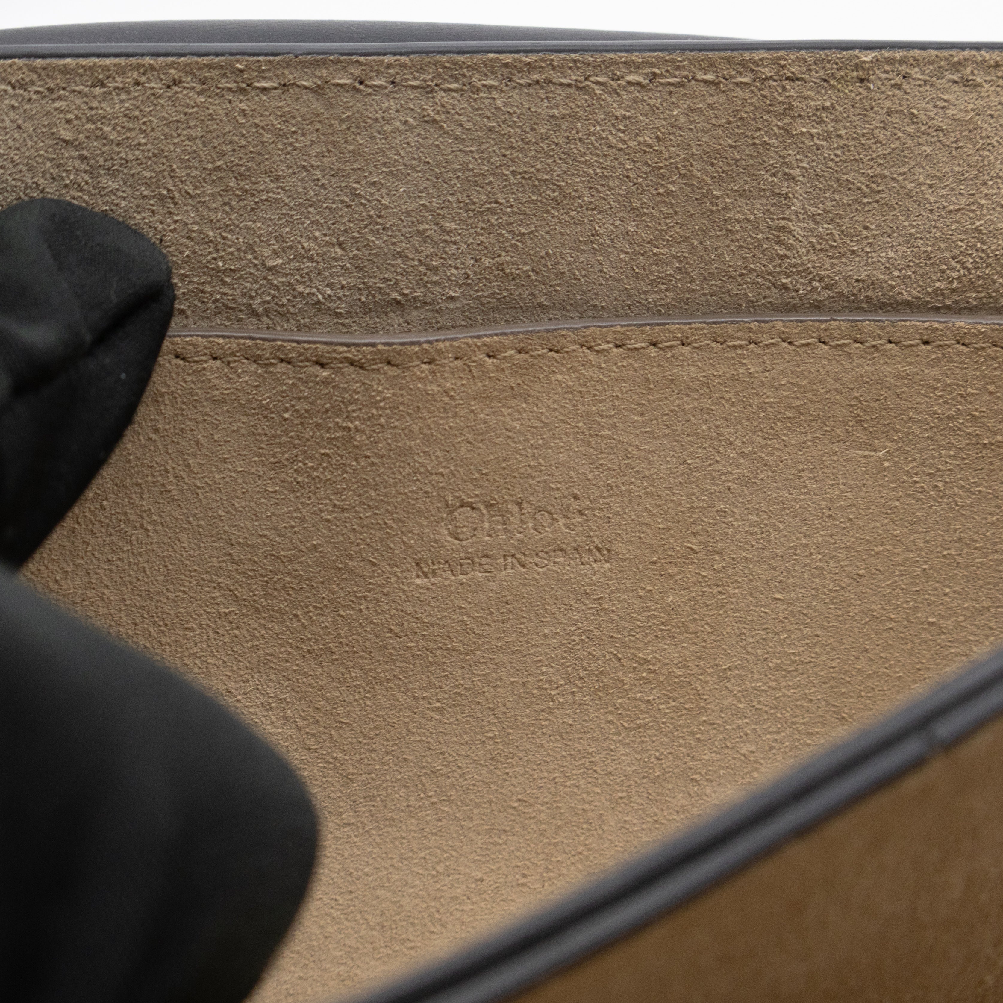 Faye Crossbody Black Leather & Suede