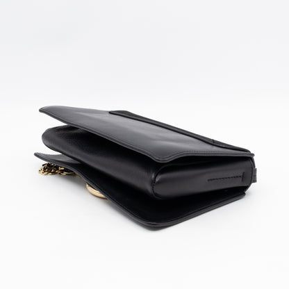 Faye Crossbody Black Leather & Suede