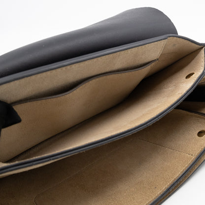 Faye Crossbody Black Leather & Suede