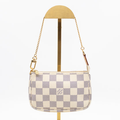 Mini Pochette Accessoires Damier Azur