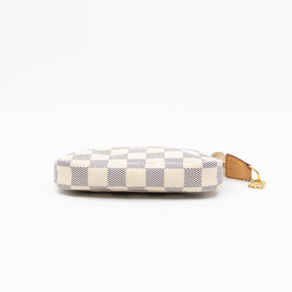 Mini Pochette Accessoires Damier Azur