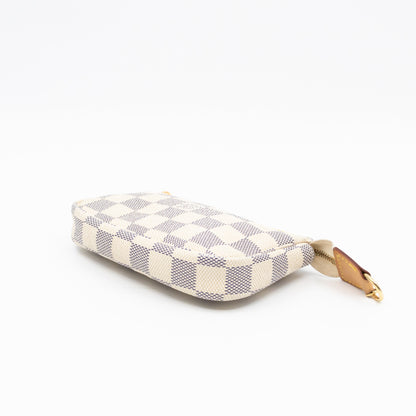 Mini Pochette Accessoires Damier Azur