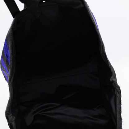 Tote Bag Black & Purple Sequined Satin