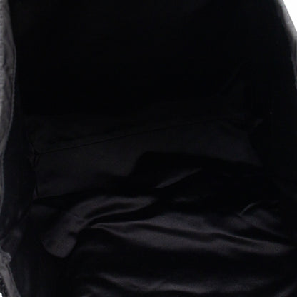 Tote Bag Black & Purple Sequined Satin